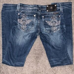 Miss Me Dark Blue Denim Jeans